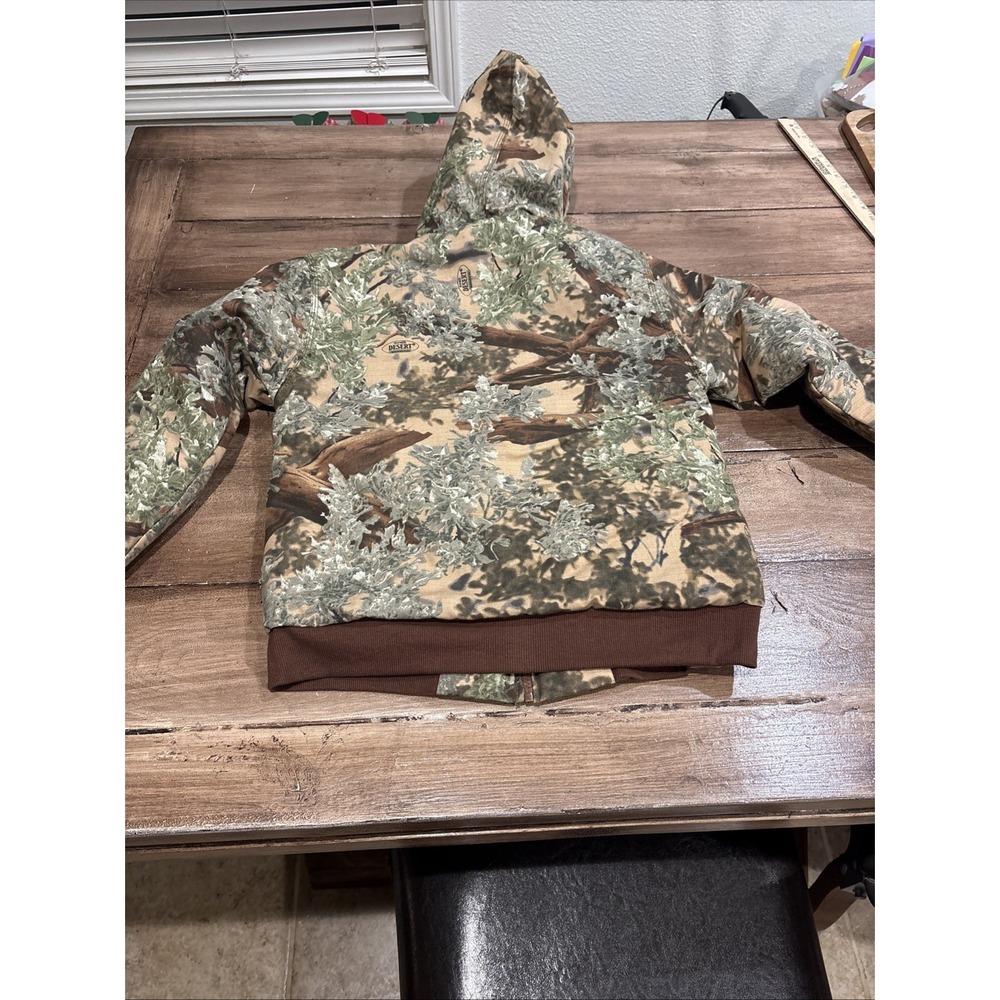 KINGS Camo Coat Kids Youth Large Hunting Jacket Carhartt Style Quilted Hood - Picture 10 of 10